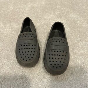 Kids Gray Slip-On Sandals
